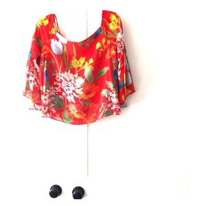 Alice and Olivia Unworn floral top